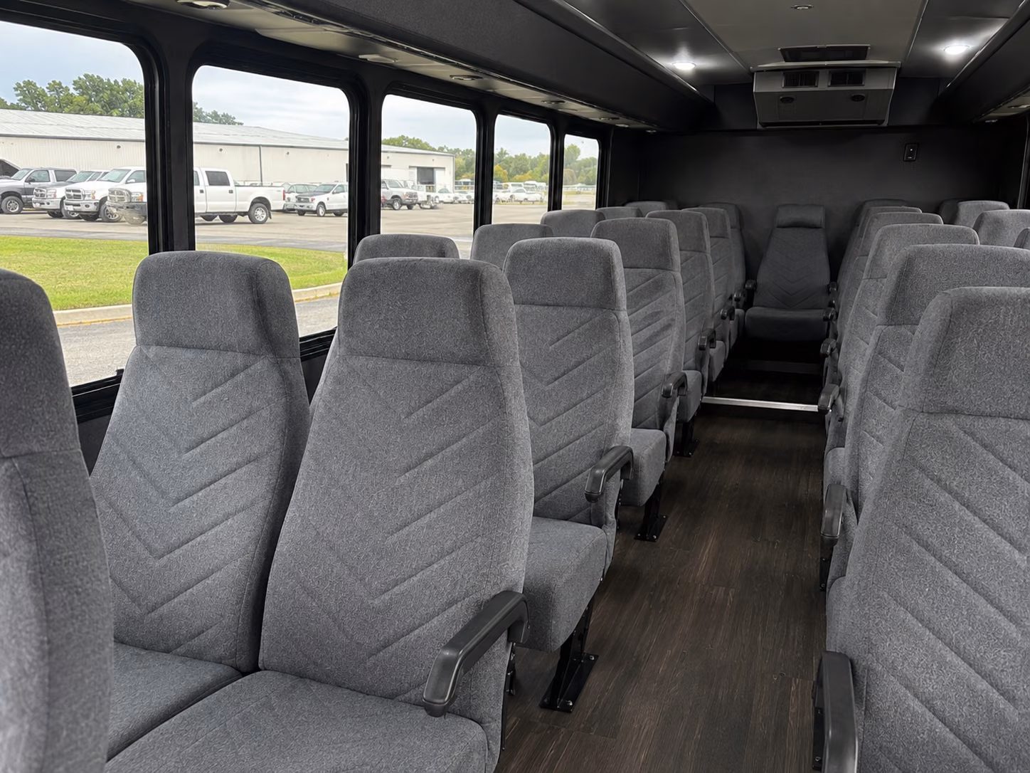 birmingham 18 passenger minibus interior