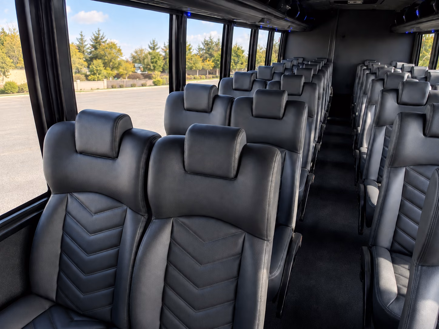 birmingham 20 passenger minibus inside