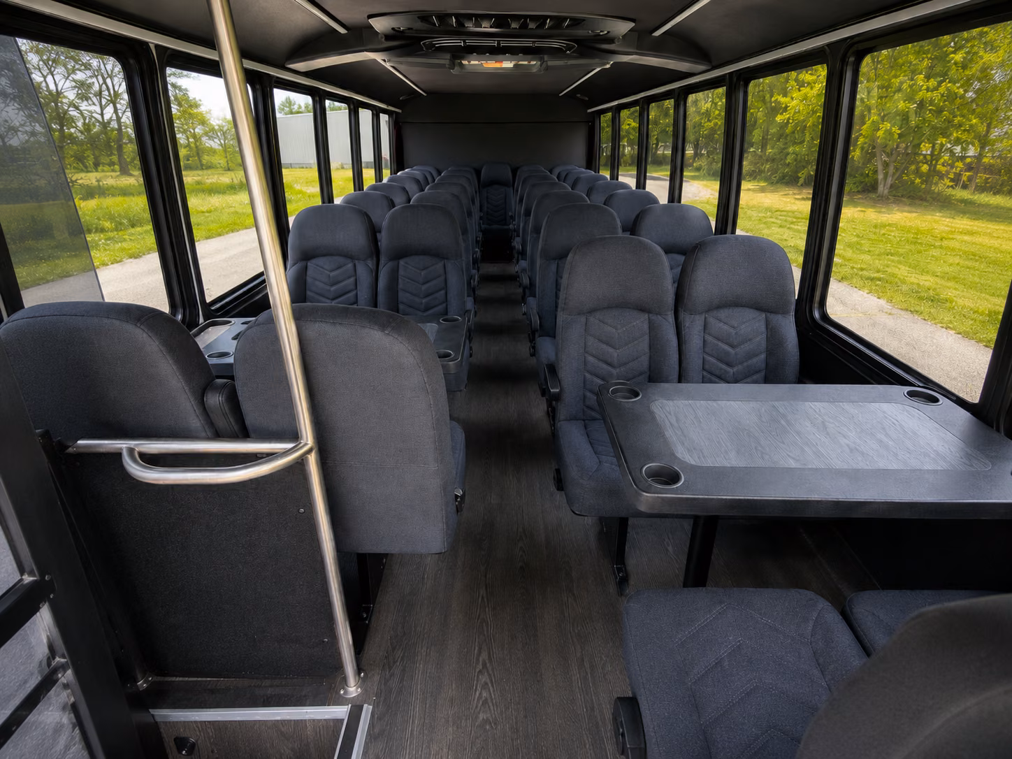 birmingham 20 passenger minibus interior