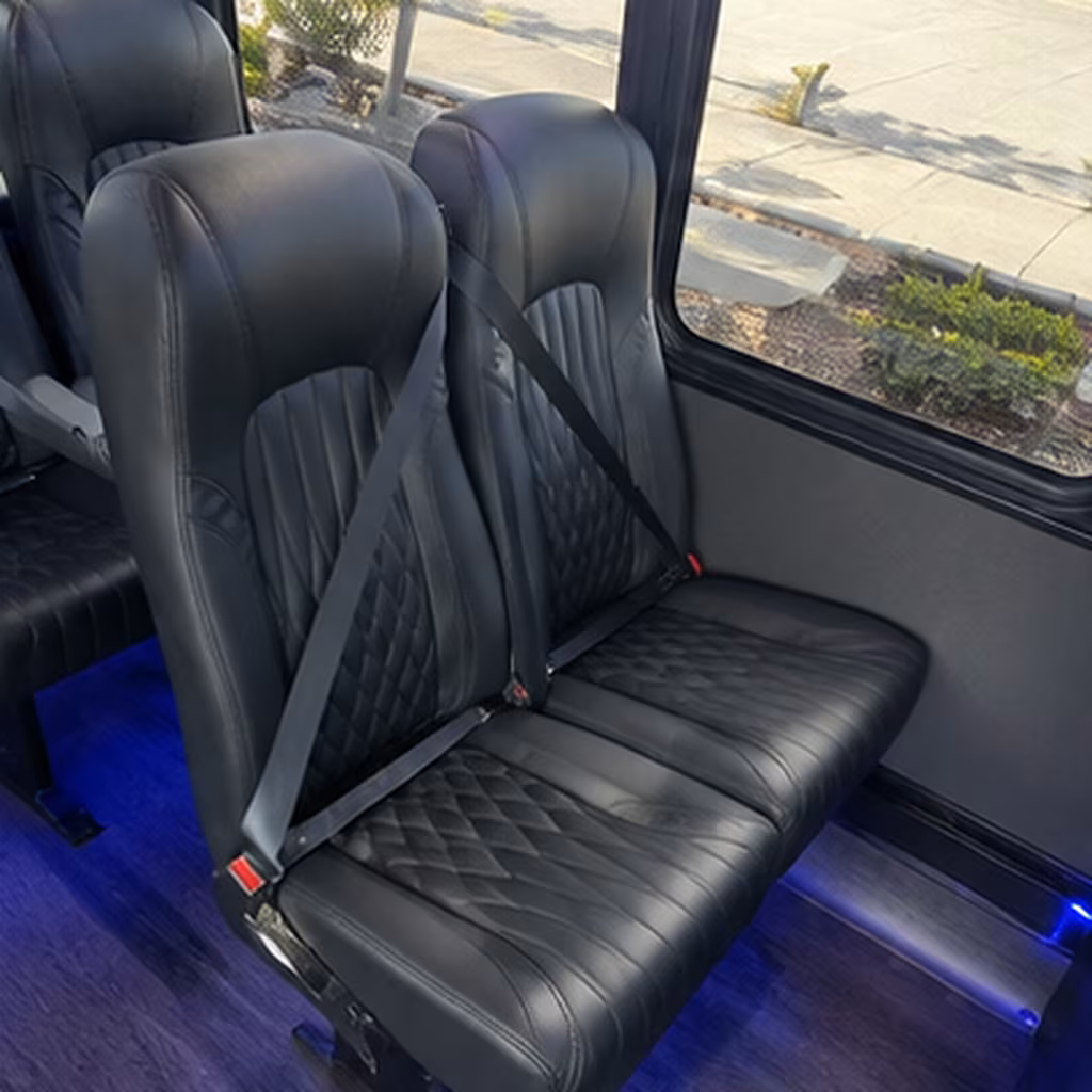 birmingham 25 passenger minibus interior