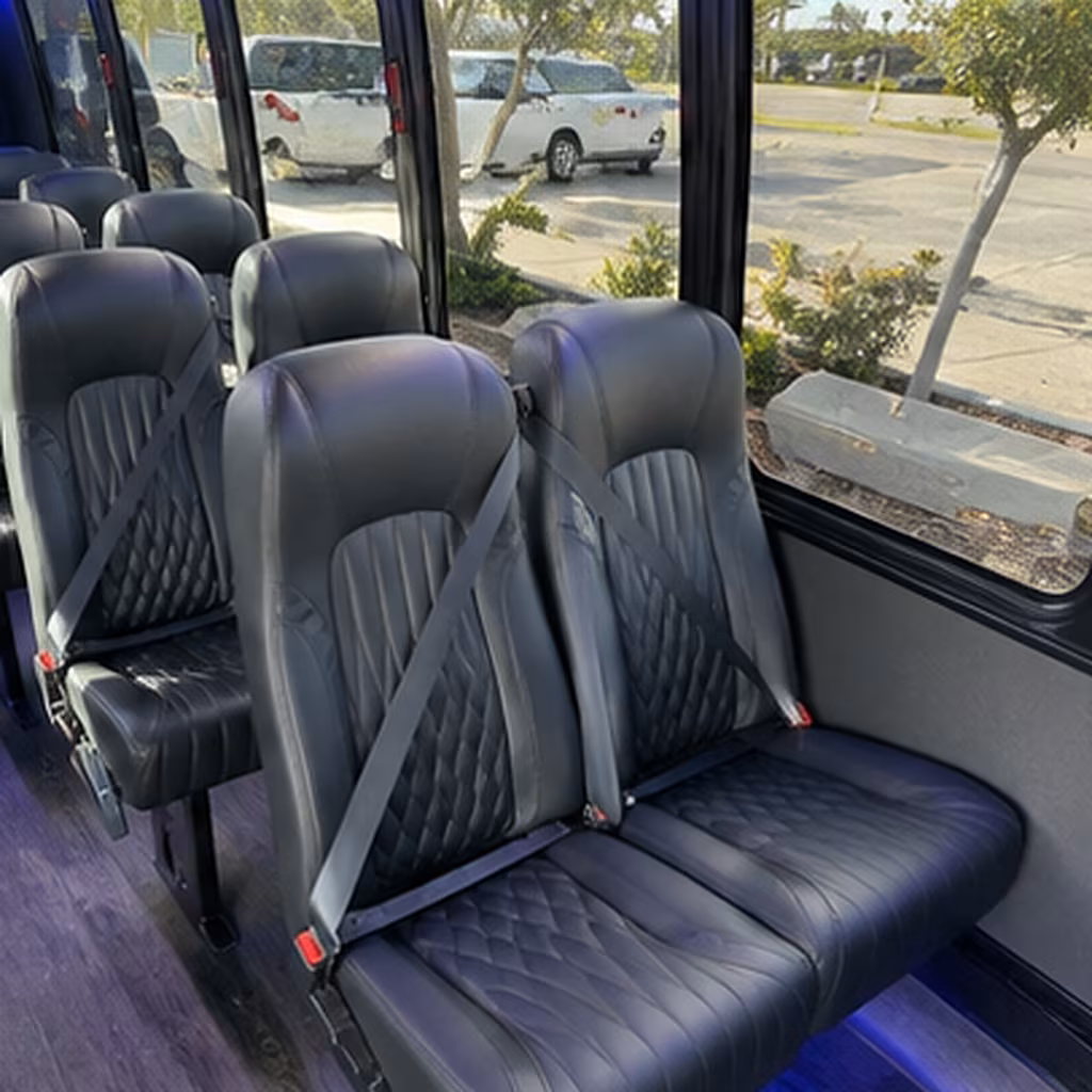 birmingham 30 passenger minibus interior