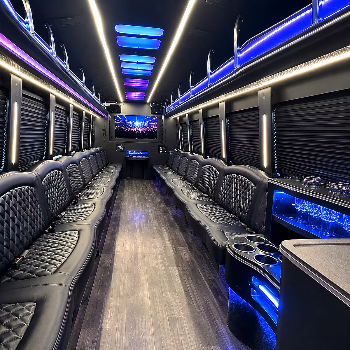 birmingham party bus rentals inside