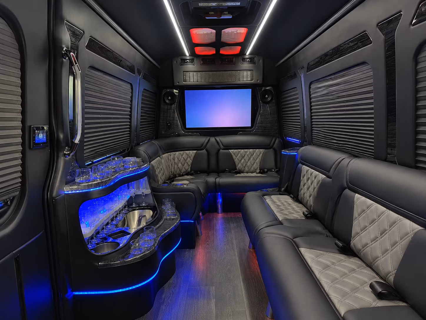 birmingham prom transportation onboard seating