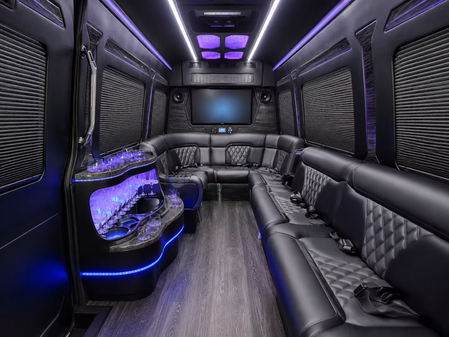 birmingham sprinter limousine interior