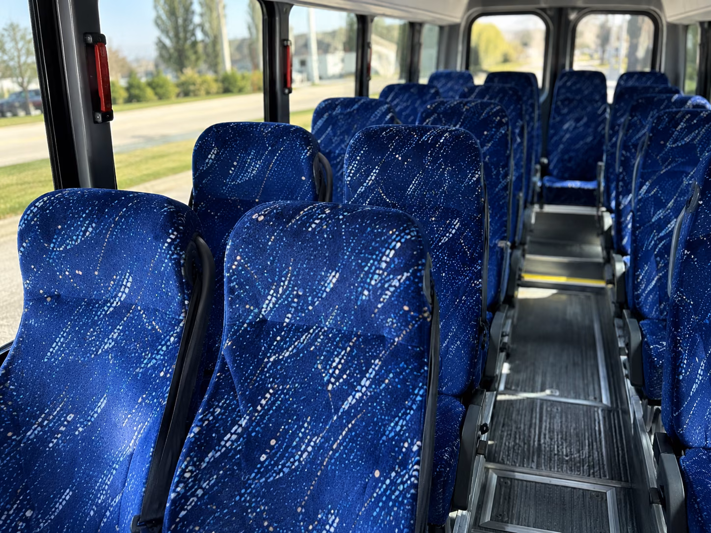 buses for racing fans heading to talladega superspeedway